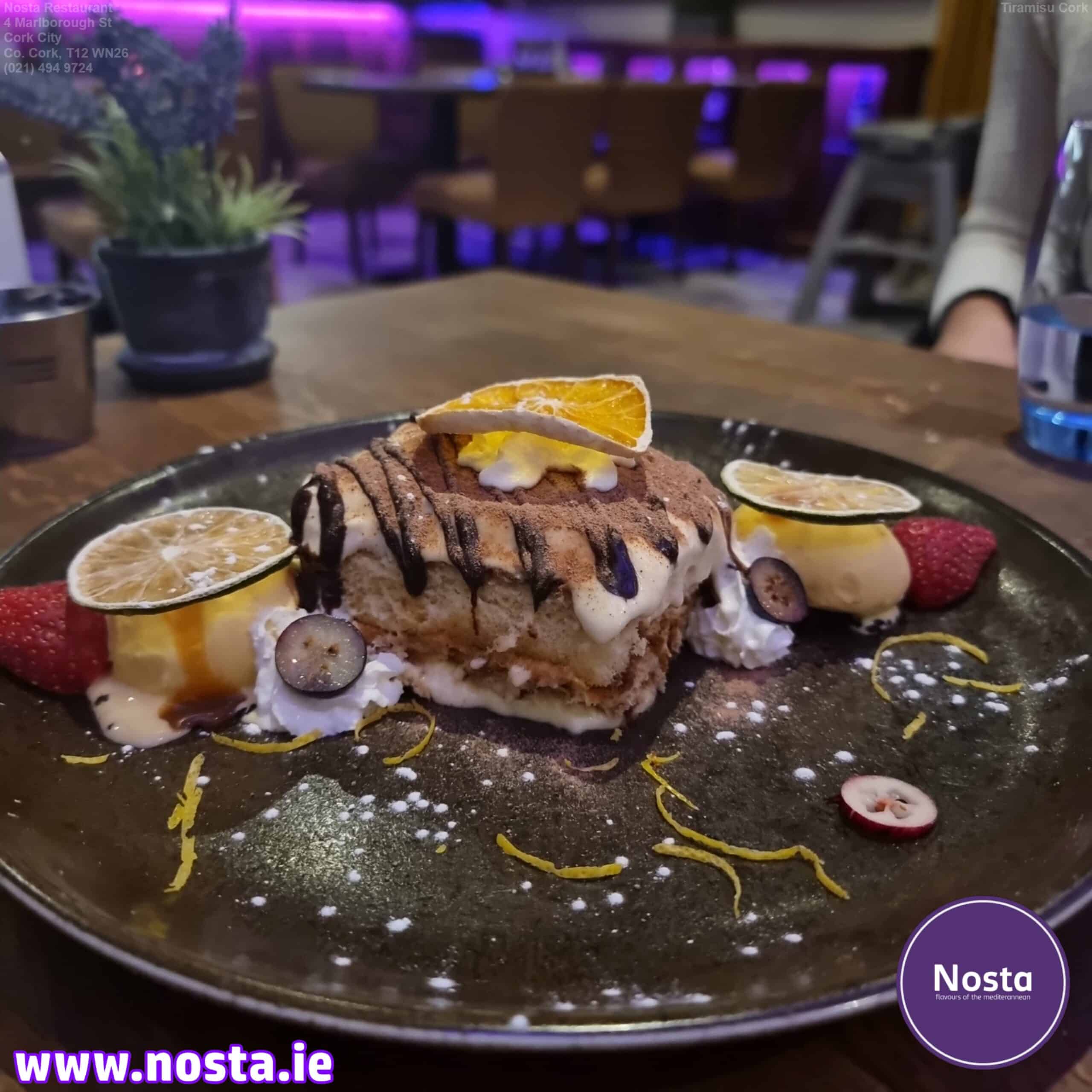 Tiramisu - Nosta restaurant Cork