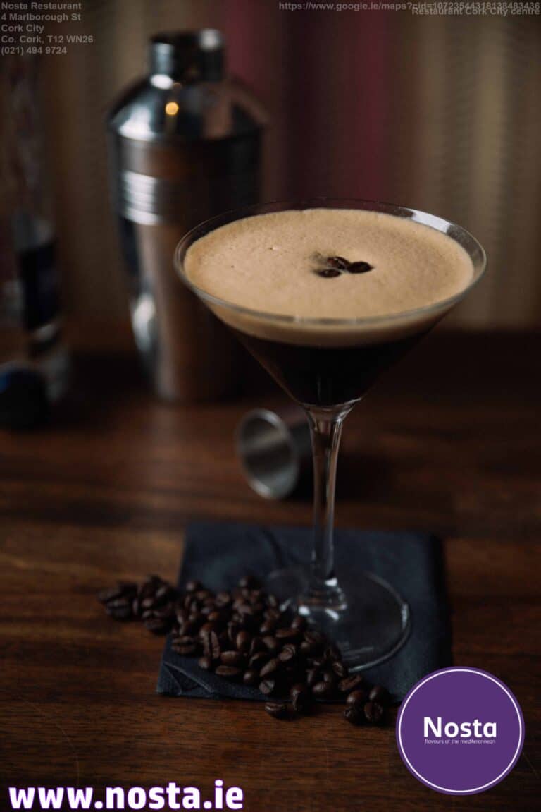 Espresso Martini - Nosta restaurant Cork City centre