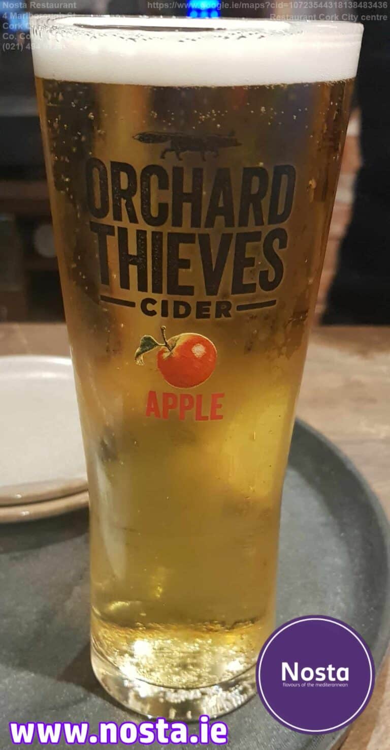 Orchard thieves - Nosta restaurant Cork City centre