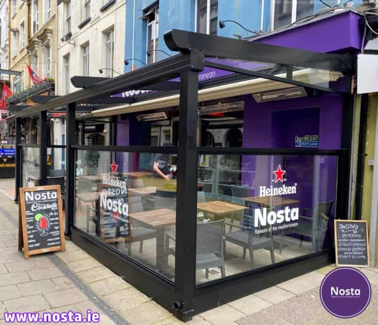 Restaurant outdoor - Nosta restaurant Cork City centre (2)