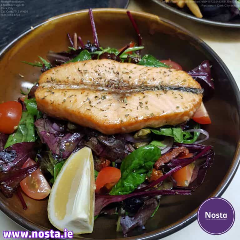 Salmon salad - Nosta restaurant Cork City centre